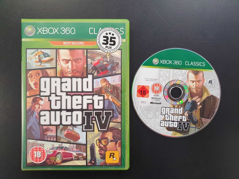 Gra XboX 360 Grand Theft Auto IV