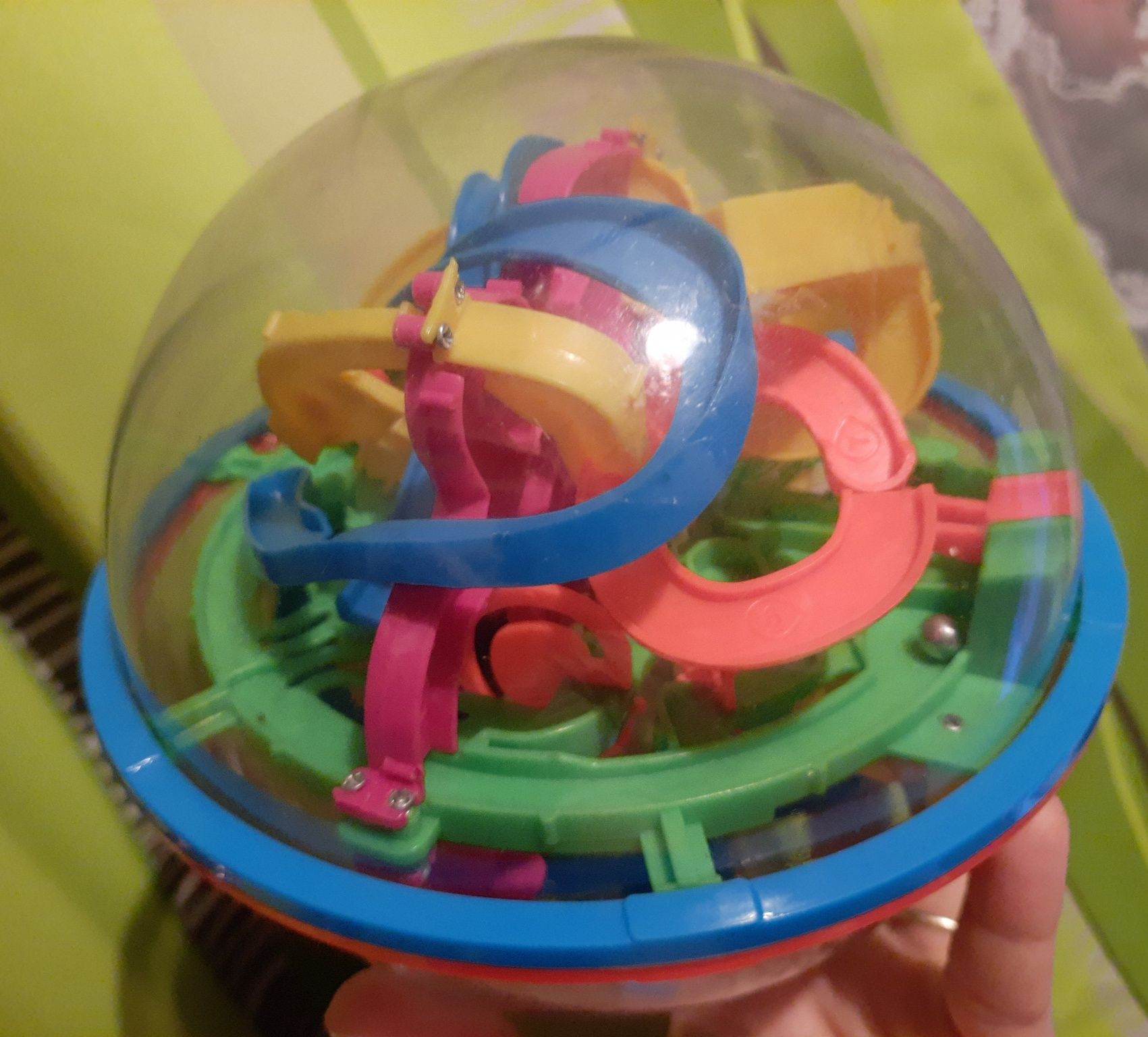 Labirynt kulkowy, duża kula 3D