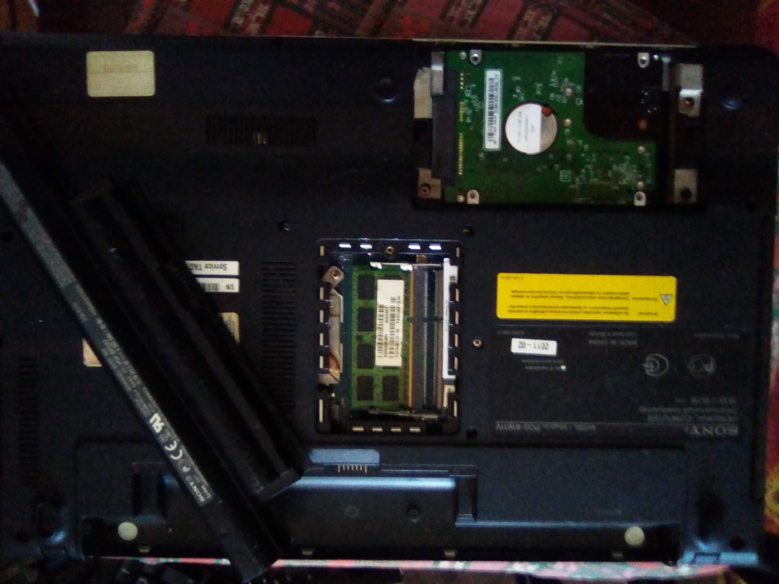 НЕ РОБОЧИЙ Ноутбук Sony PCG61611V
