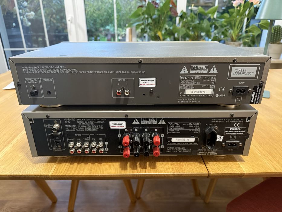 Denon - zestaw Hi Fi audio.
