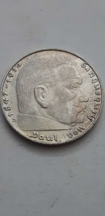 Niemcy III Rzesza 2 marki 1939 D - real foto