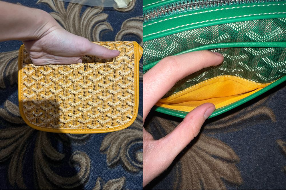 Сумки кожаная  Goyard