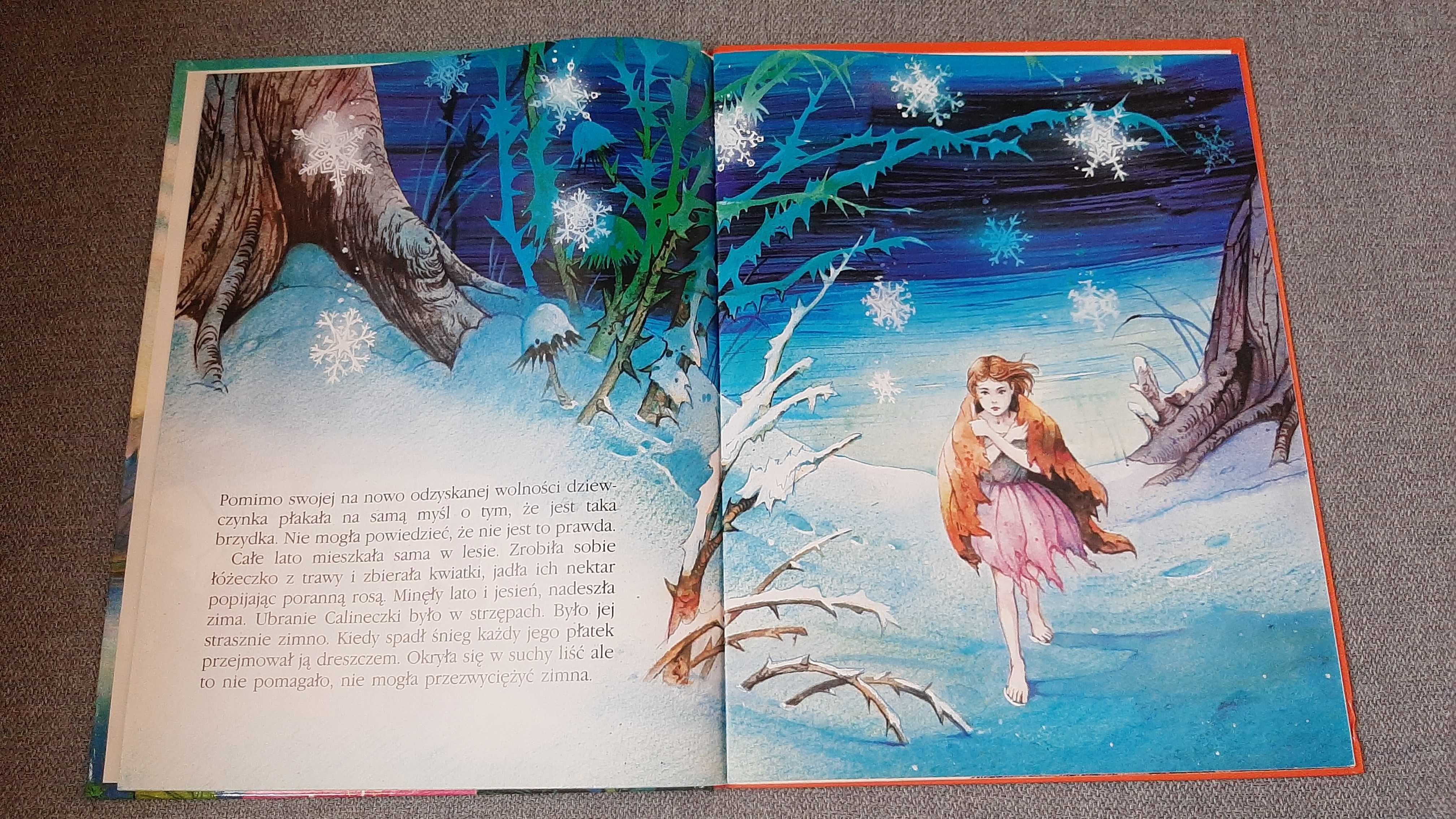 John Patience Calineczka Słowik H Ch Andersen Baśnie piękne ilustracje
