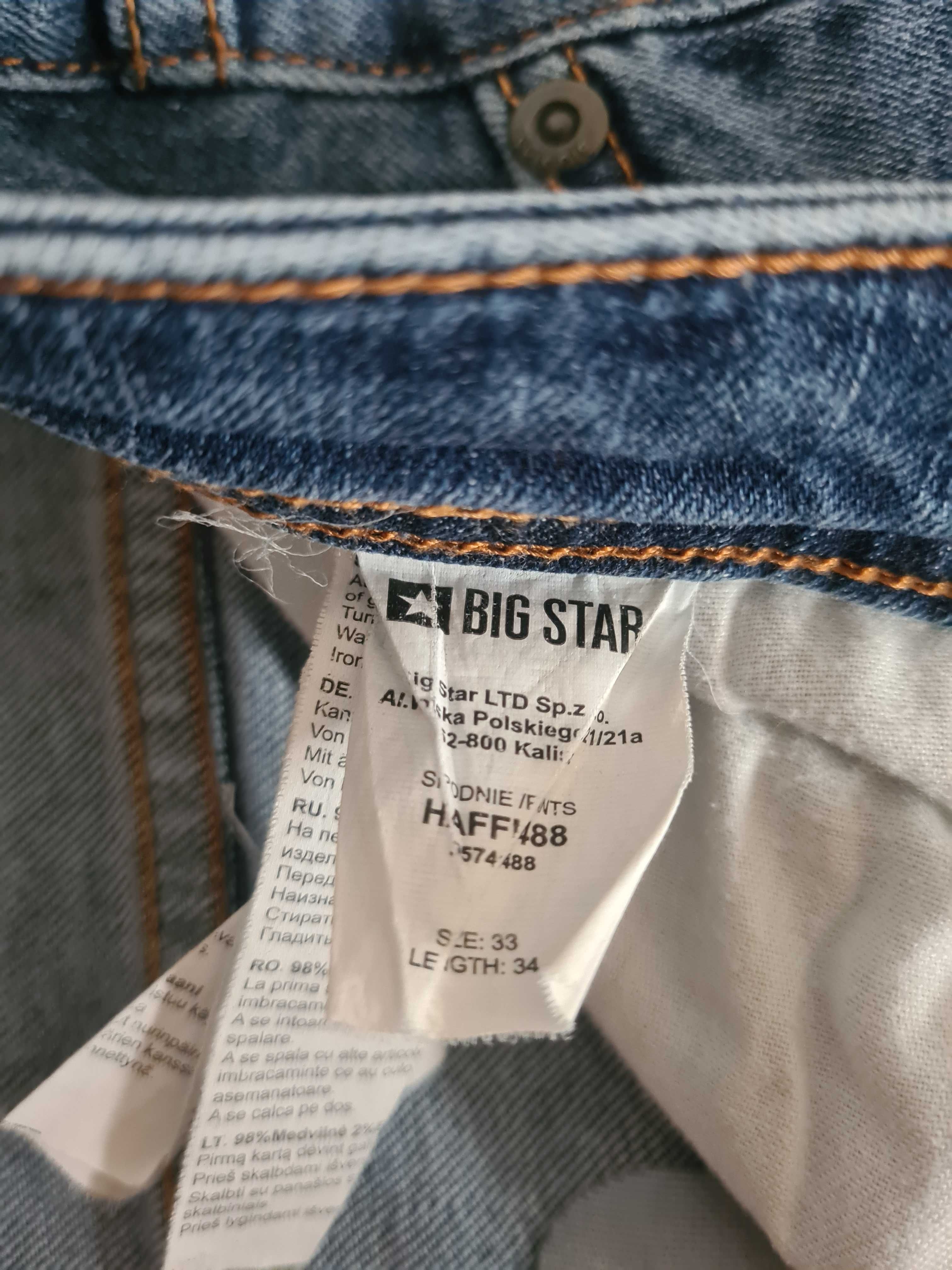 Spodnie męskie jeans Big Star, slim