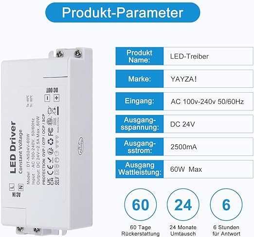 Sterownik do Taśm LED Transformator Zasilacz 12V 60W