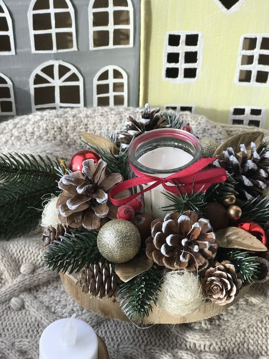 Новорічна поробка в школу, новорічний декор, подарунок на Різдво