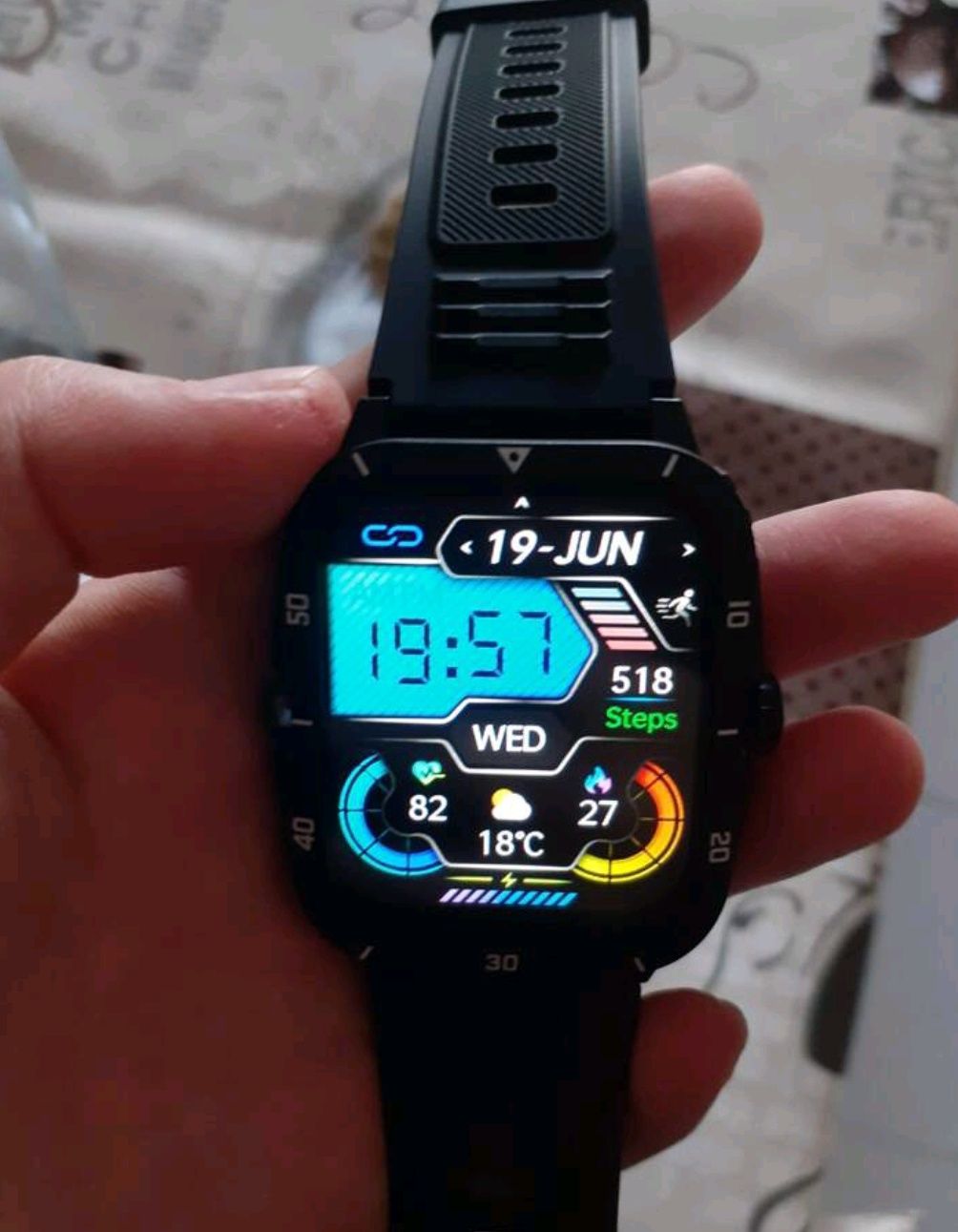 Smartwatch resistente à água