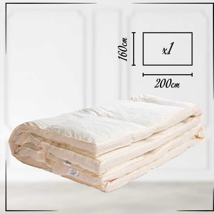 Kołdra Puchowa VIP 140x200 NOWOŚĆ PRODUCENT 100% Puch Gęsi WYSYŁKA 0zł