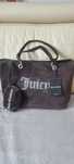 Torba shopperka damska welurowa Juicy Couture Kimberly Large Shopping