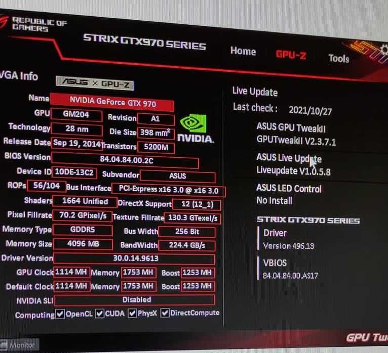 Asus Strix GTX 970 OC Edition 4gb