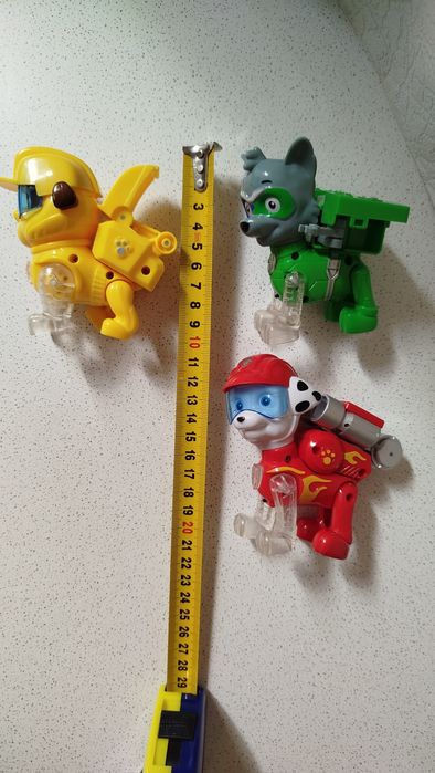 Маршал,Крепыш,Гонщик,Рокки Большие фигурки Оригинал Щенячий патруль
