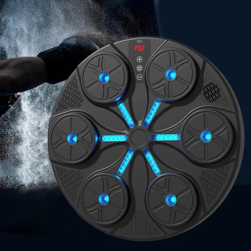 Тренажер для боксу настінний bluetooth Електронна мішень 6 цілей