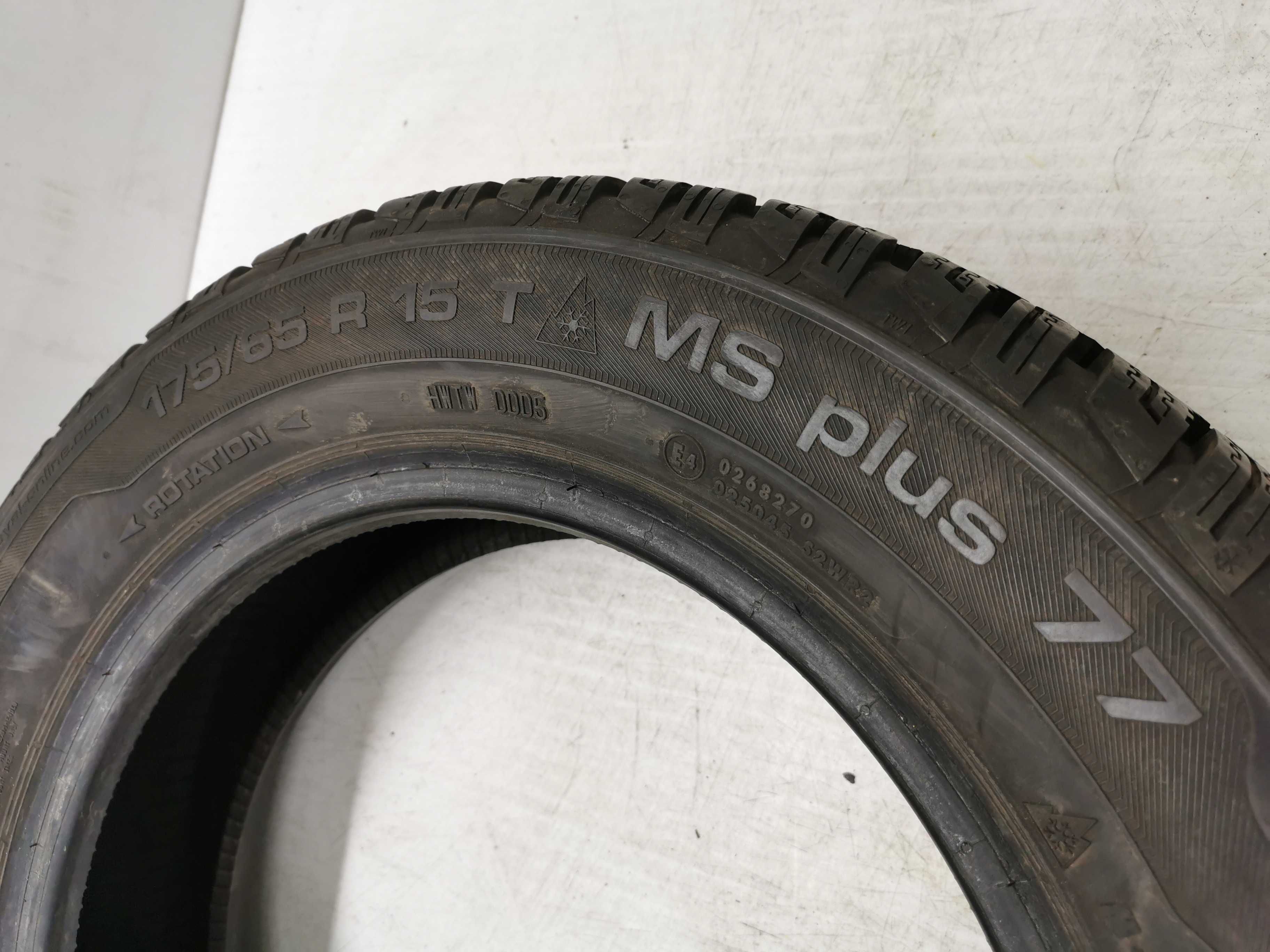 1x Uniroyal MS Plus 77 175/65r15 84T 8mm N1569