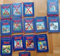 8szt Asteriks z leksykonem niebieska  5, 6, 9, 10, 11x2, 14x2 Asterix