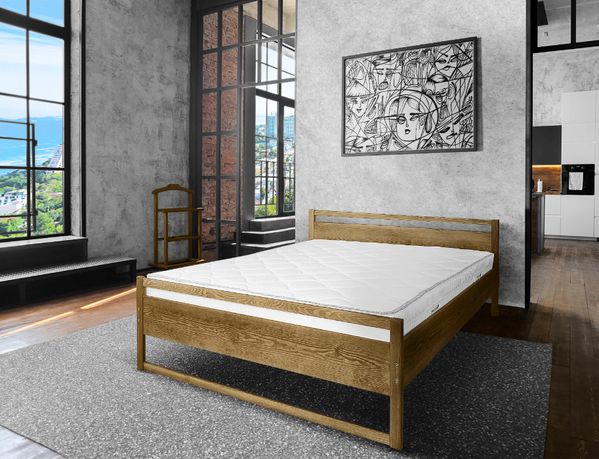 drewniane łóżko COMO mocna konstrukcja 80x200