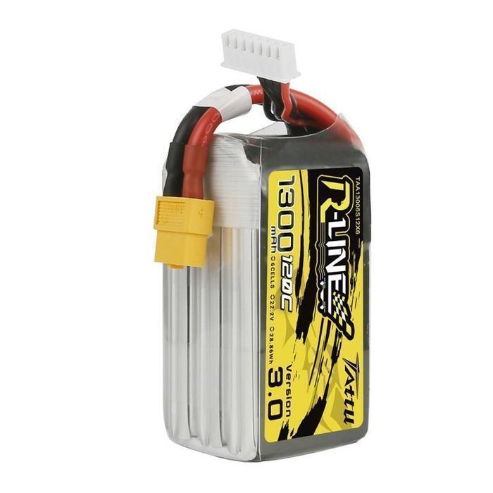 Akumulator Tattu R-Line Version 3.0 1300Mah 22,2V 120C 6S1P Xt60
