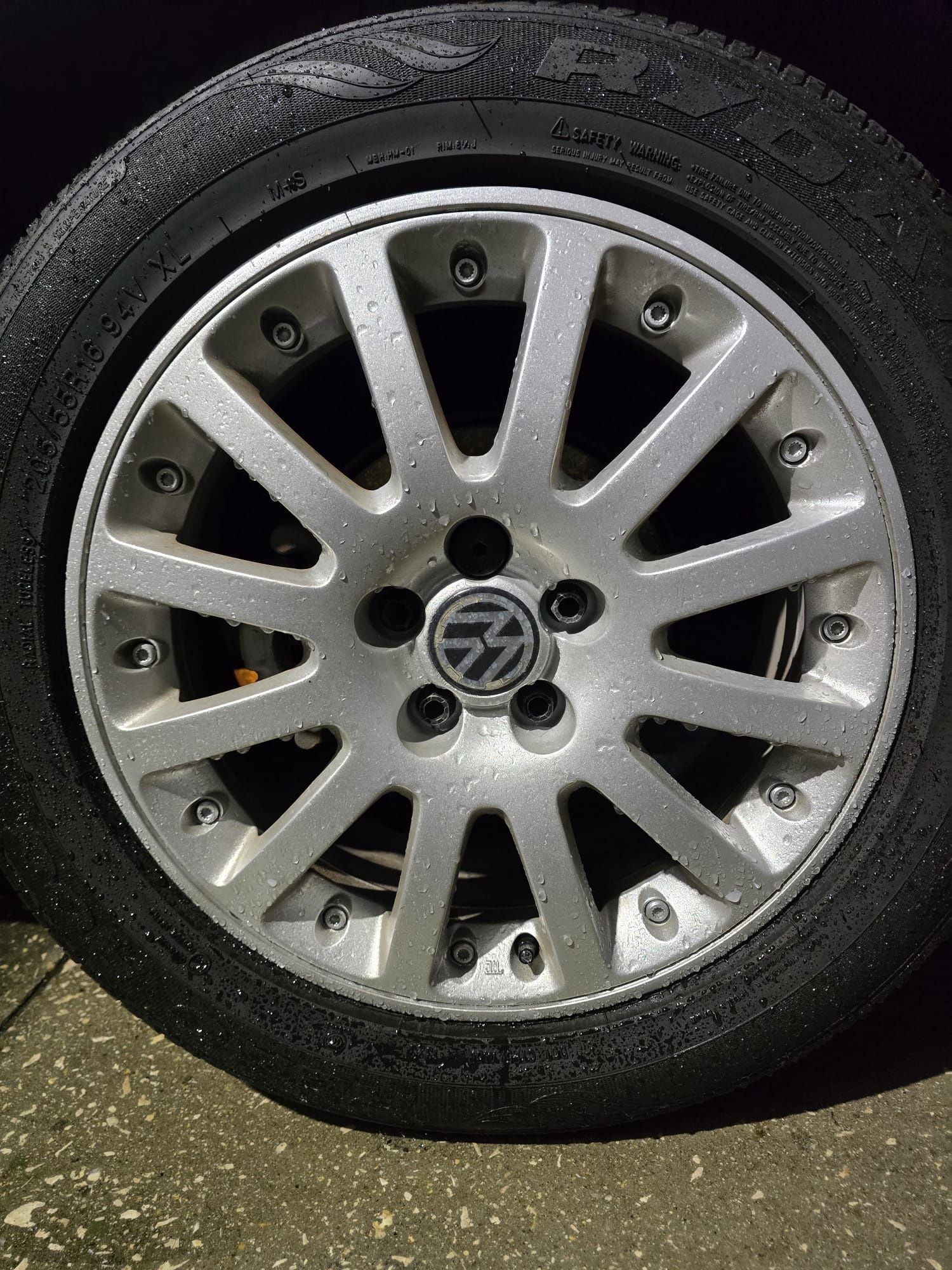 Jantes BBS 16' Vw 5x100 C/Pneus 205/55/16