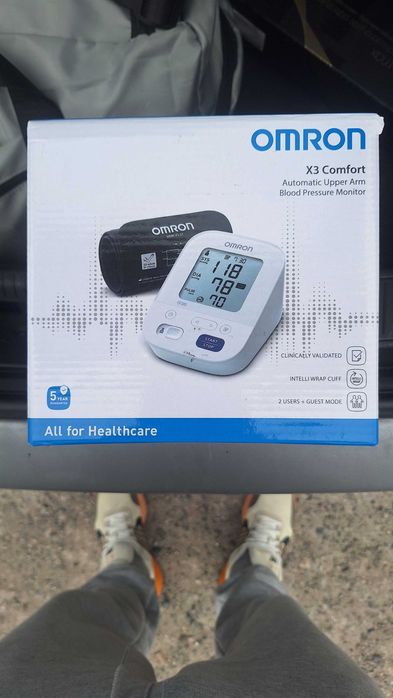 Omron X3 Comfort: O Seu Controlo de Pressão.