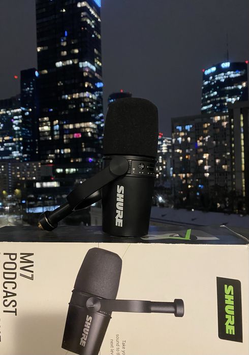 Mikrofon Shure mv7  usb+xlr
