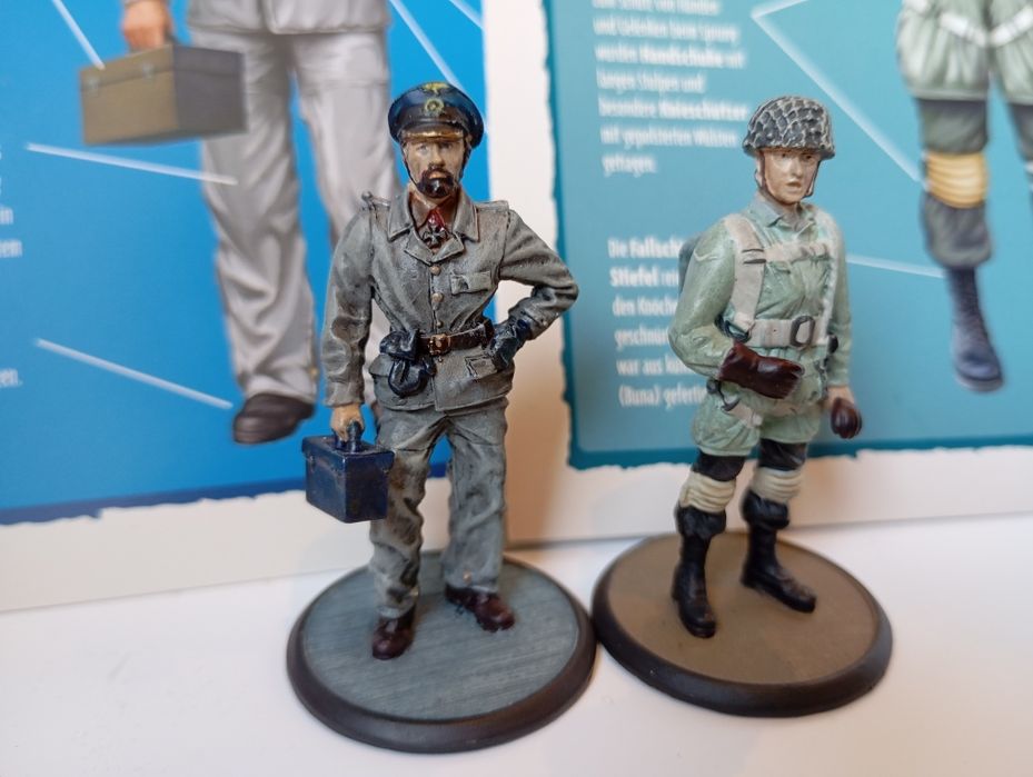 Третий рейх. Набор оловянных солдатиков. Вермахт.1:32(1:35) 54 мм .