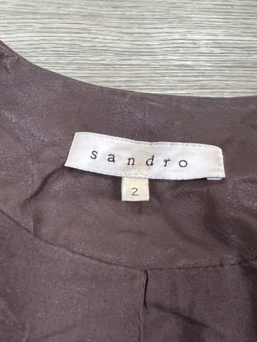 Женский люкс пидажк кожаный Sandro Blazer