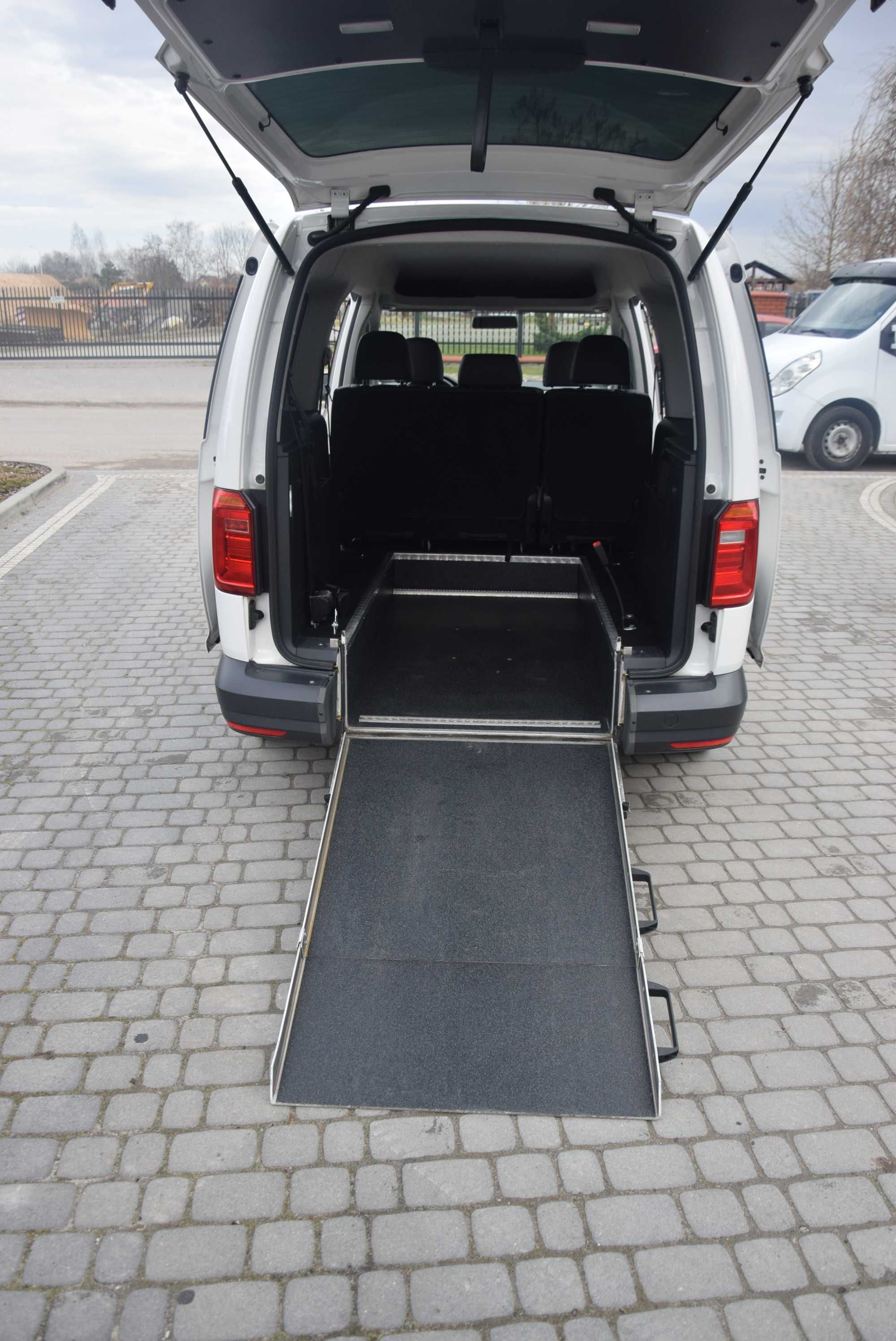 VW CADDY MAXI 2.0d 2019r 5+1, Rampa dla Niepełnosprawnych PFRON