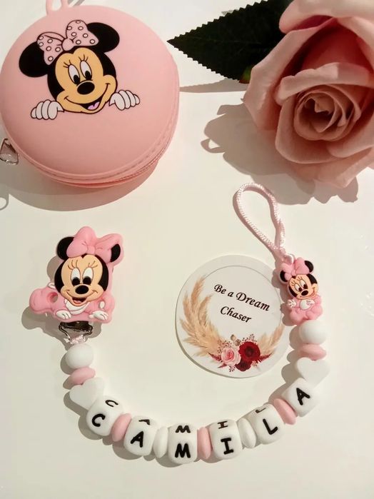 Prendedor de chupeta em silicone