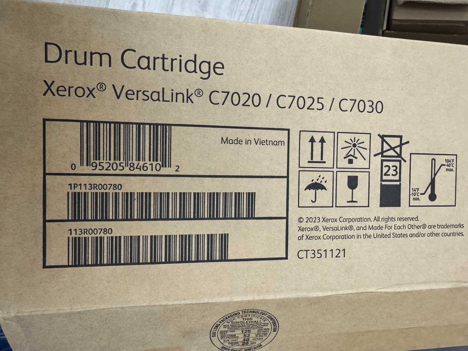 Zużyte tonery i kartridże Xerox C7020 C7025 C7030