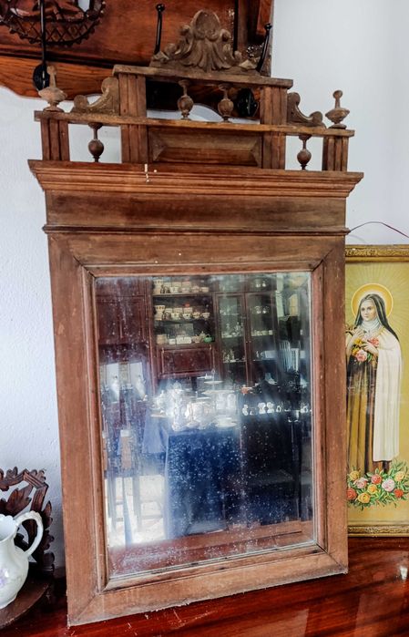 Espelho Vintage com Moldura