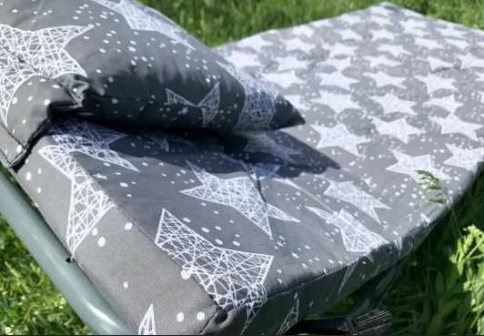 Розкладачка М60 з матрацом 6 см і подушкою, розкладушка