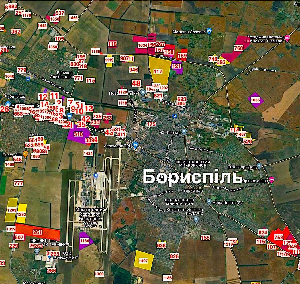 Продаж комерц ділянки вздовж траси Київ-Одеса з електрикою, 20 км Київ