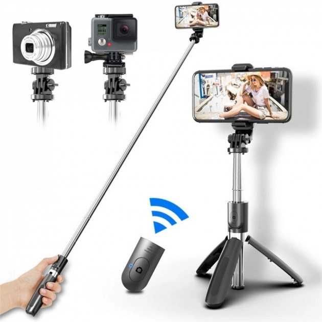 Универсальный штатив-тренога для селфи Selfie Stick L02 Bluetooth