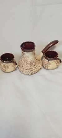 Набір керамічна турка і чашки
