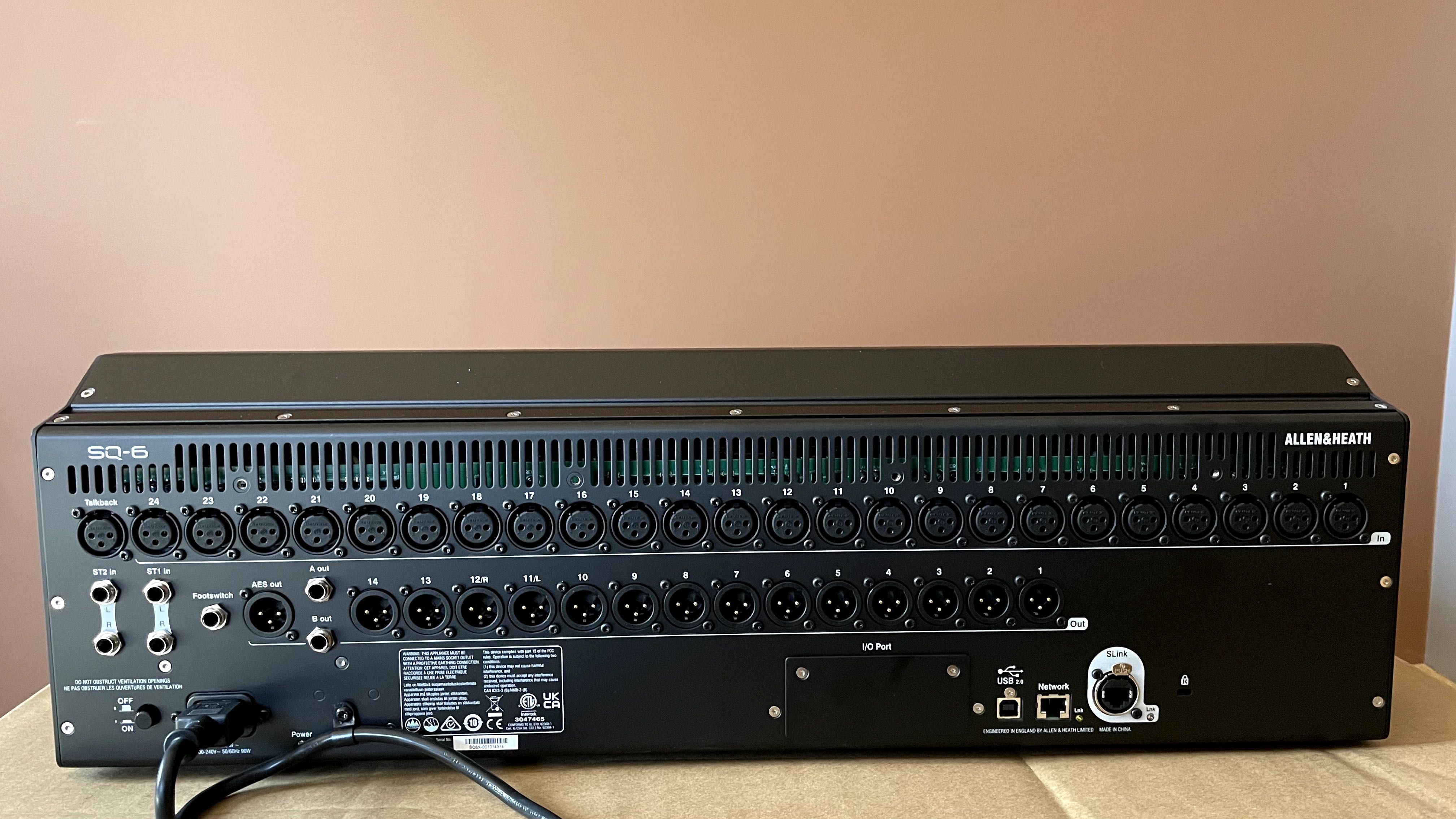 allen&heath SQ6 + dante 64x64