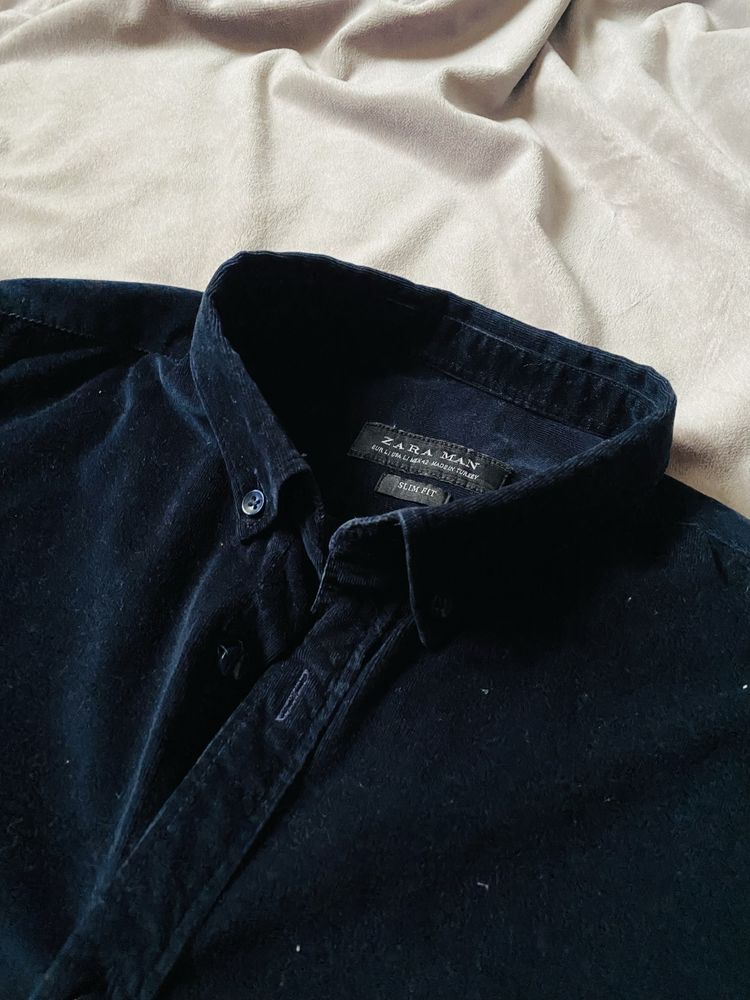 Чоловіча сорочка zara вельвет