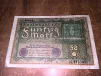 Banknot 50 marek z 1919 Reichsbanknote ser. 111705