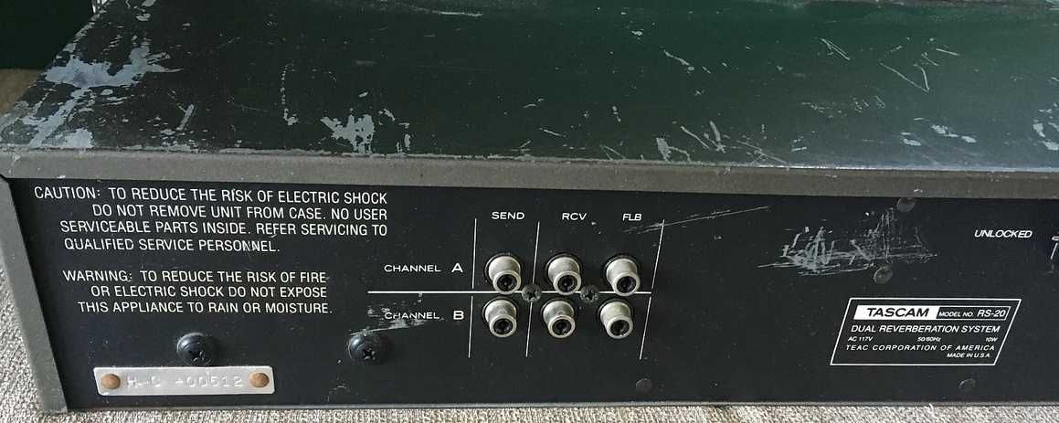 Tascam RS-20 Spring Reverb Vintage