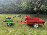 Traktor jefnoosiowy, glebogryzarka Agroma