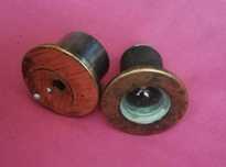 PRL judasz wizjer drzwiowy b. stary fi 33mm szer drzwi od 37mm