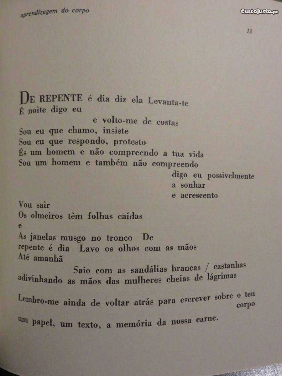 José-Alberto Marques - Aprendizagem do Corpo (envio grátis)