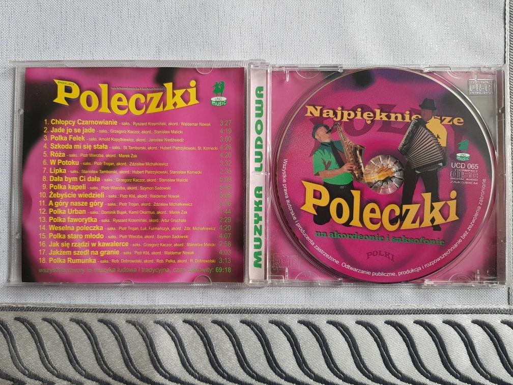 Polki i poleczki na akordeonie i saksofonie - płyta CD