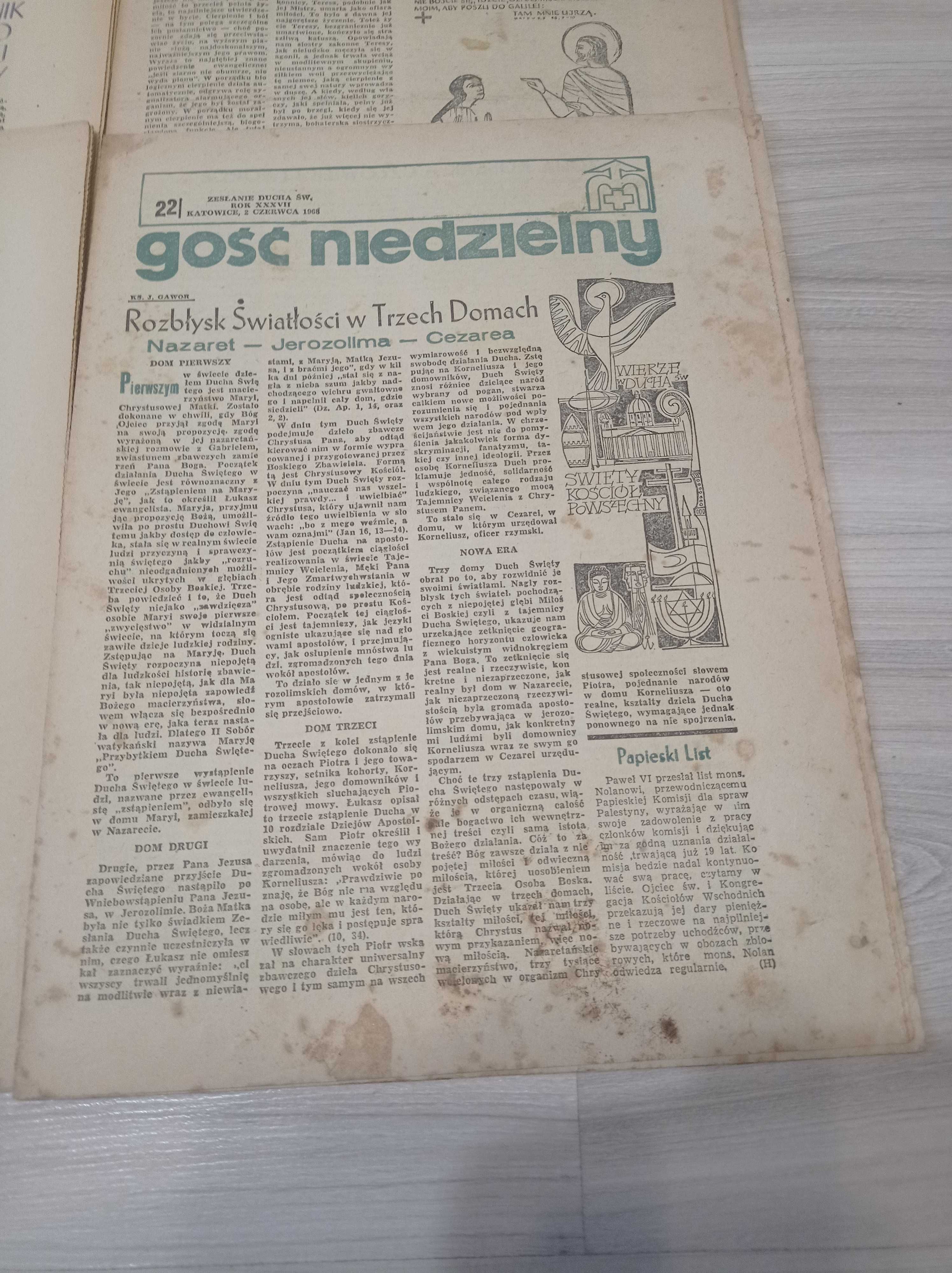 Gość niedzielny, tygodnik katolicki 1-6.1968