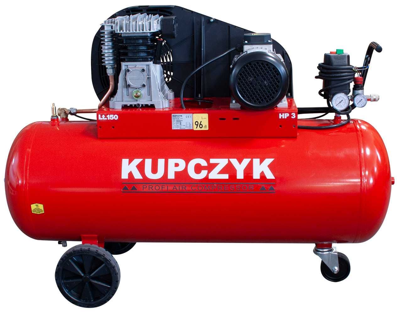 Kompresor Tłokowy Sprężarka Kupczyk 150 L 2,2 KW 400V Dostawa 0zł