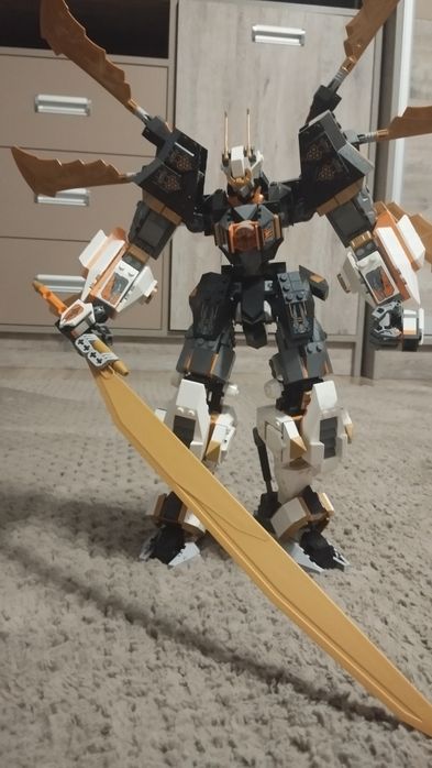 Lego niniago tytanowy smok - mech cole'a
