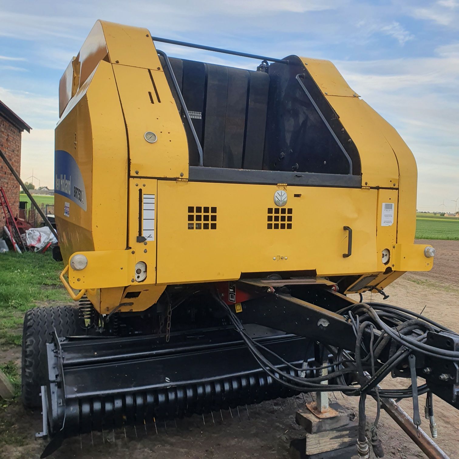 New holland br 750 siatka rotor noże