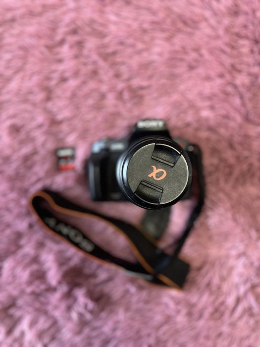 Sony alpha a330 bateria ładowarka karta pamieci