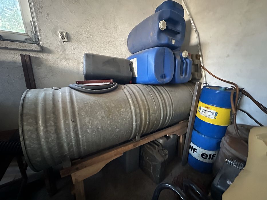 Beczka, zbiornik stalowa 600l