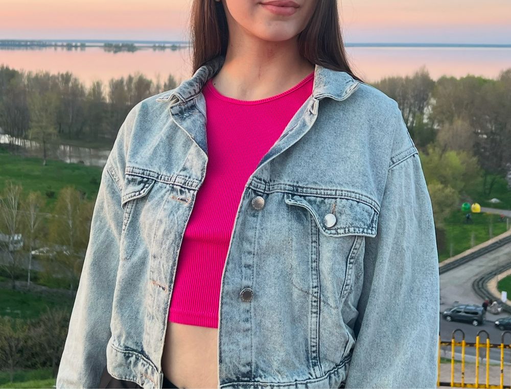 Джинсовий жіночий піджак