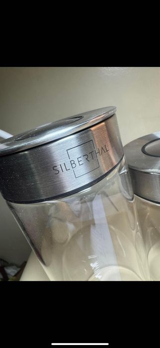 Zestaw pojemników kuchennych szklanych SILBERTHAL