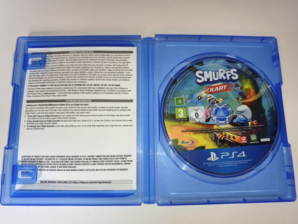 Gra Ps4 Smerfy Kart PL gry PlayStation 4 Crash Spyro Rayman Lego Sonic